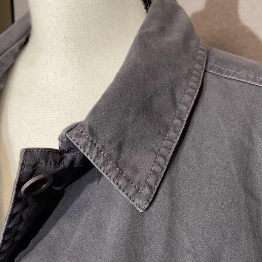 Eileen Fisher Utility Cargo Jacket Shacket Shirt Button Front XL - Picture 5 of 9